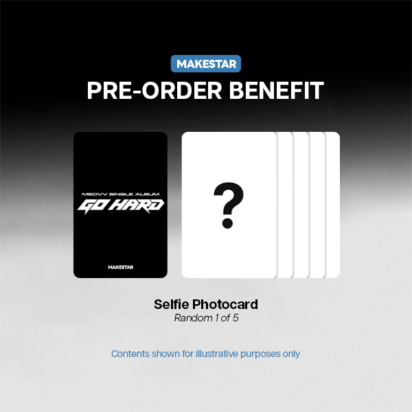 MEOVV GO HARD 1st Single Album  HARD KIT Ver - MAKESTAR POBs