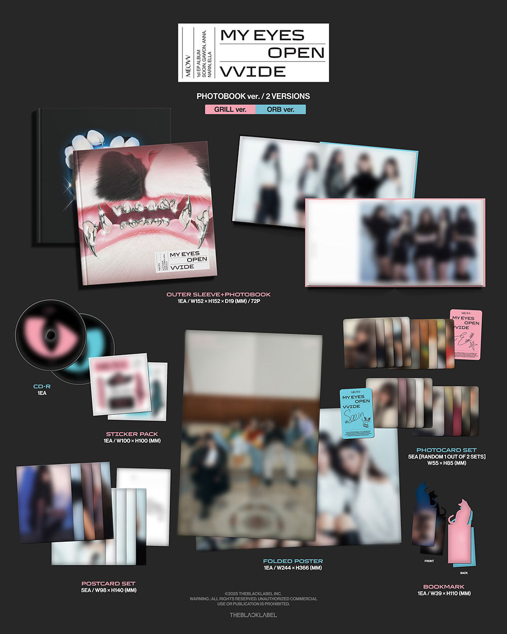 MEOVV - MY EYES OPEN VVIDE [1st EP Album - Photobook Ver.]