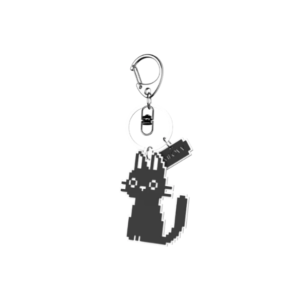 MEOVV Rubber Keyring BURNING UP Official MD - Main Image
