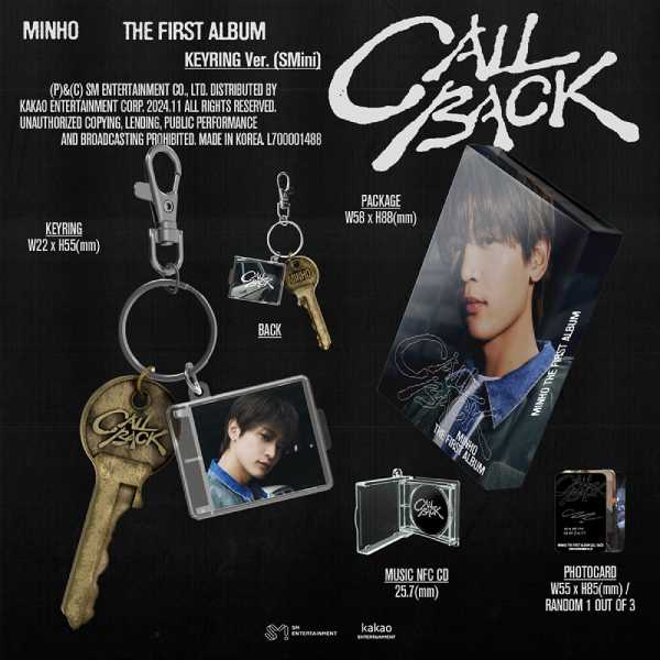 MINHO CALL BACK 1st Album Keyring Ver - main image