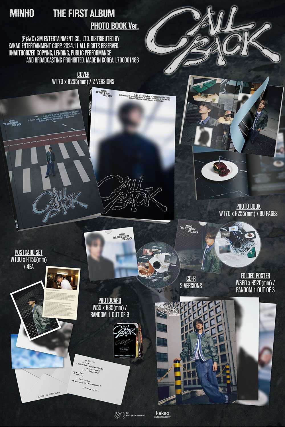 MINHO - CALL BACK [1st Album - Photobook Ver.]