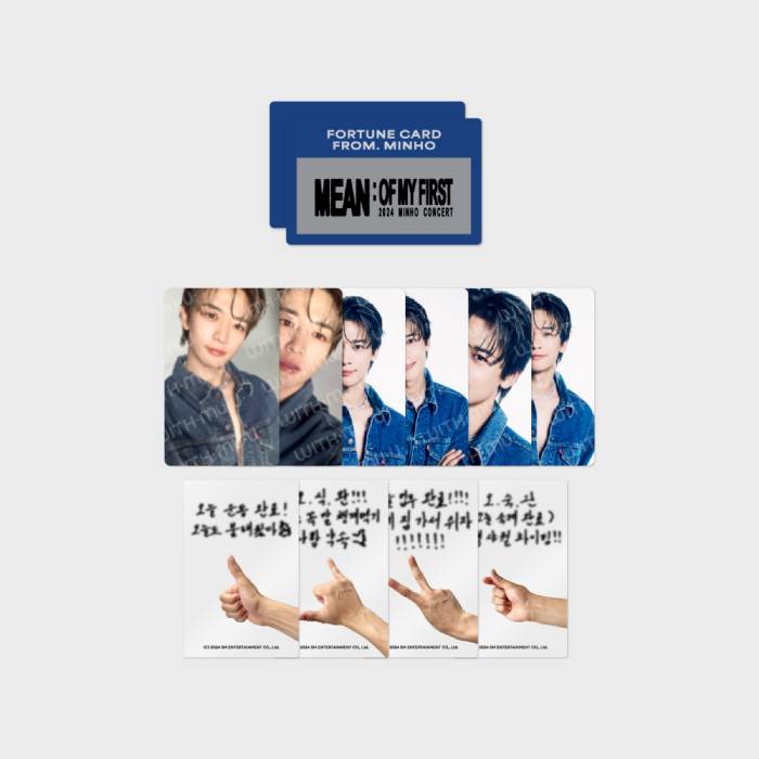 MINHO Fortune Scratch Set 2024 MINHO CONCERT MEAN of my first Official MD - main image