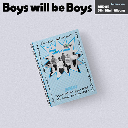 MIRAE - Boys will be Boys 5th Mini Album - Curious version image