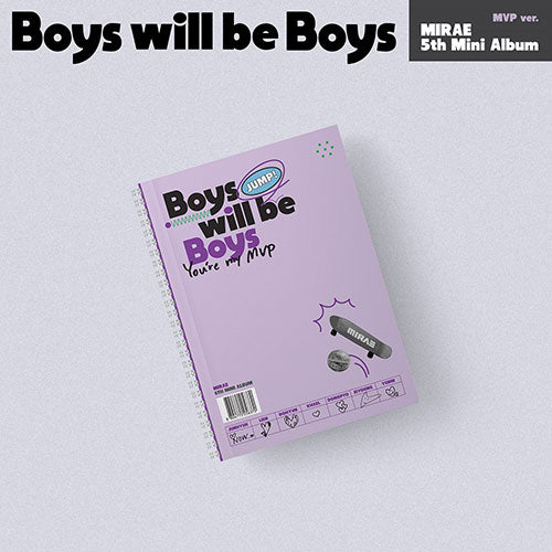 MIRAE - Boys will be Boys 5th Mini Album - MVP version image