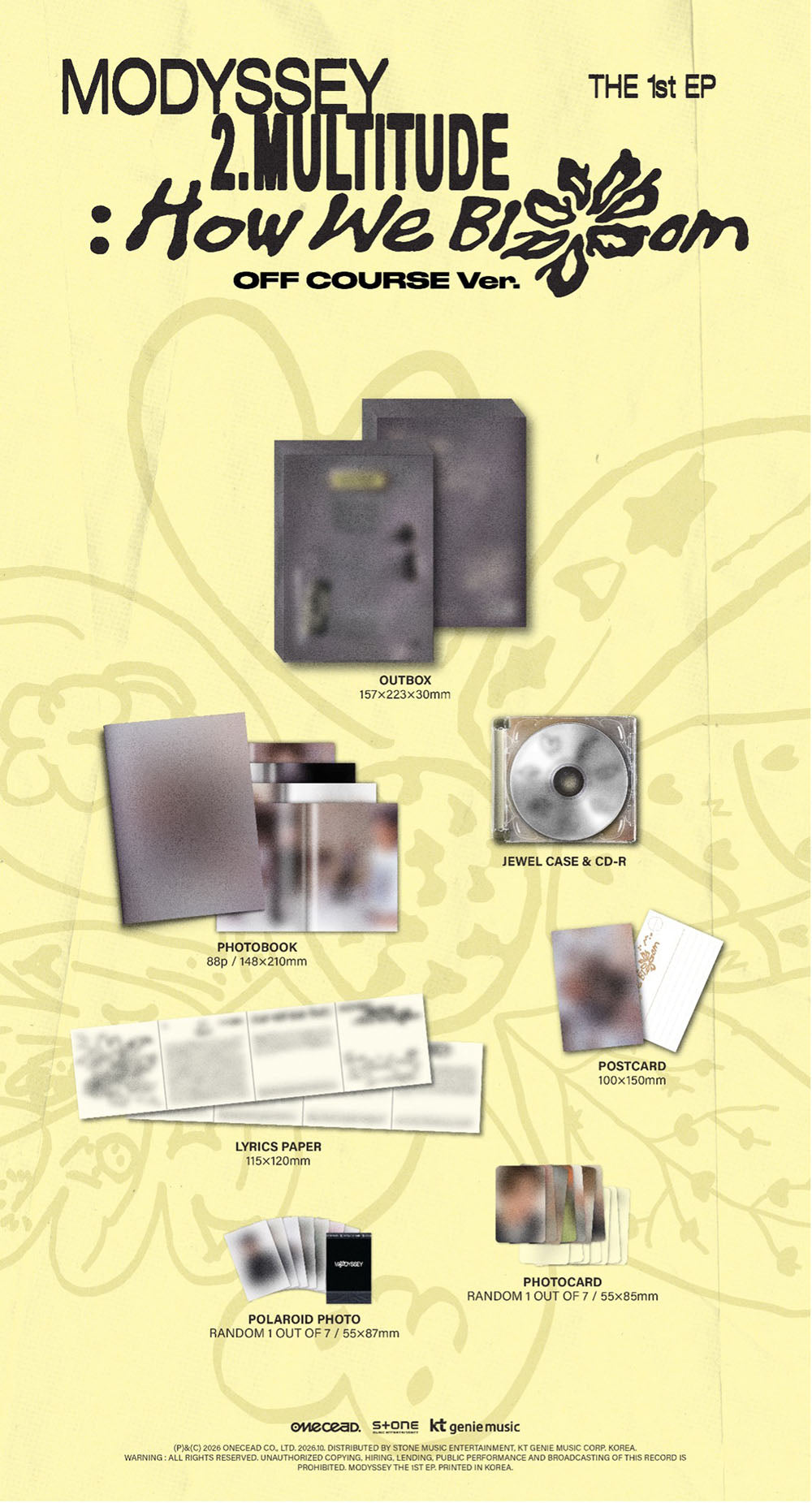 [PRE-ORDER] MODYSSEY - 2.Multitude: How We Bloom [1st EP Album] gallery image 1
