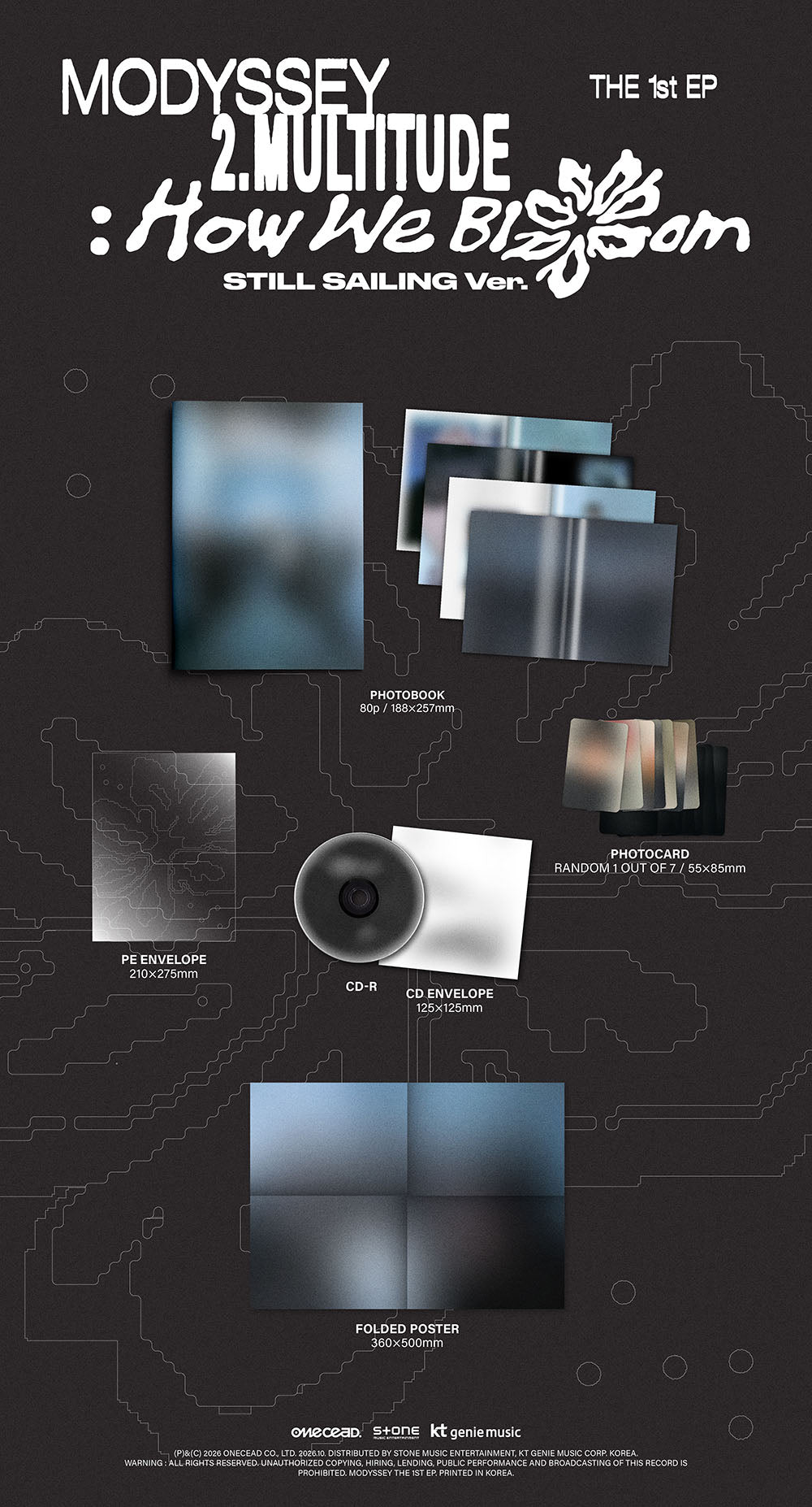[PRE-ORDER] MODYSSEY - 2.Multitude: How We Bloom [1st EP Album] gallery image 2