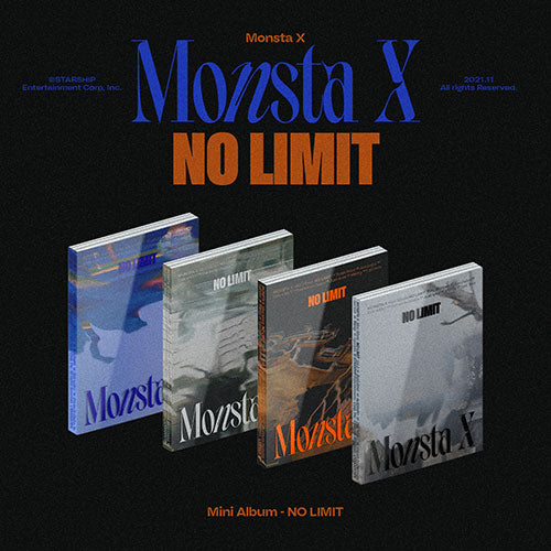 MONSTA X NO LIMIT 10th Mini Album 4 variations main product image