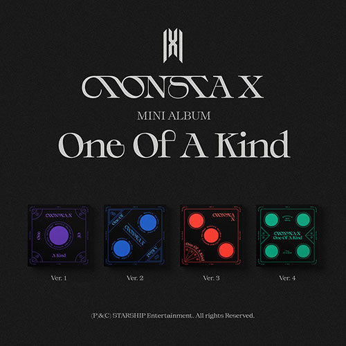 MONSTA X ONE OF A KIND 9th Mini Album - 4 variations main image