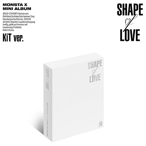 MONSTA X SHAPE OF LOVE 11th Mini Album KiT Ver - Main Image