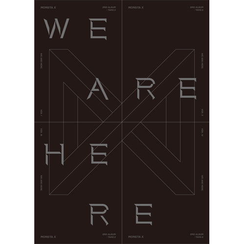 MONSTA X TAKE 2 WE ARE HERE 2nd Album cover image
