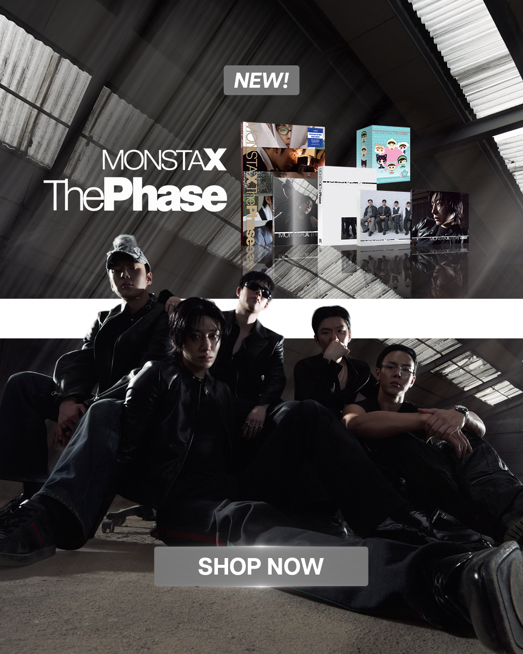 MONSTA X The Phase Album - Mobile Banner