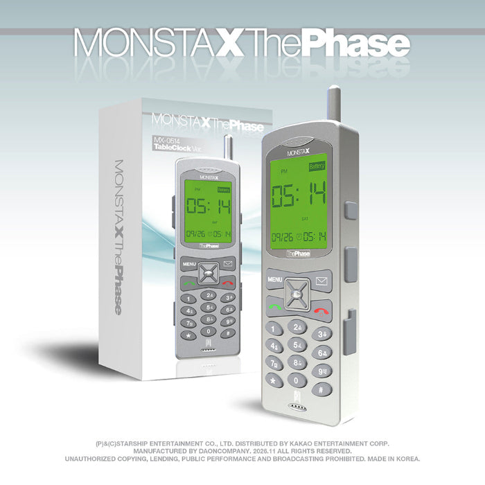 MONSTA X The Phase EP Album MX 0514 Table Clock Ver - main image