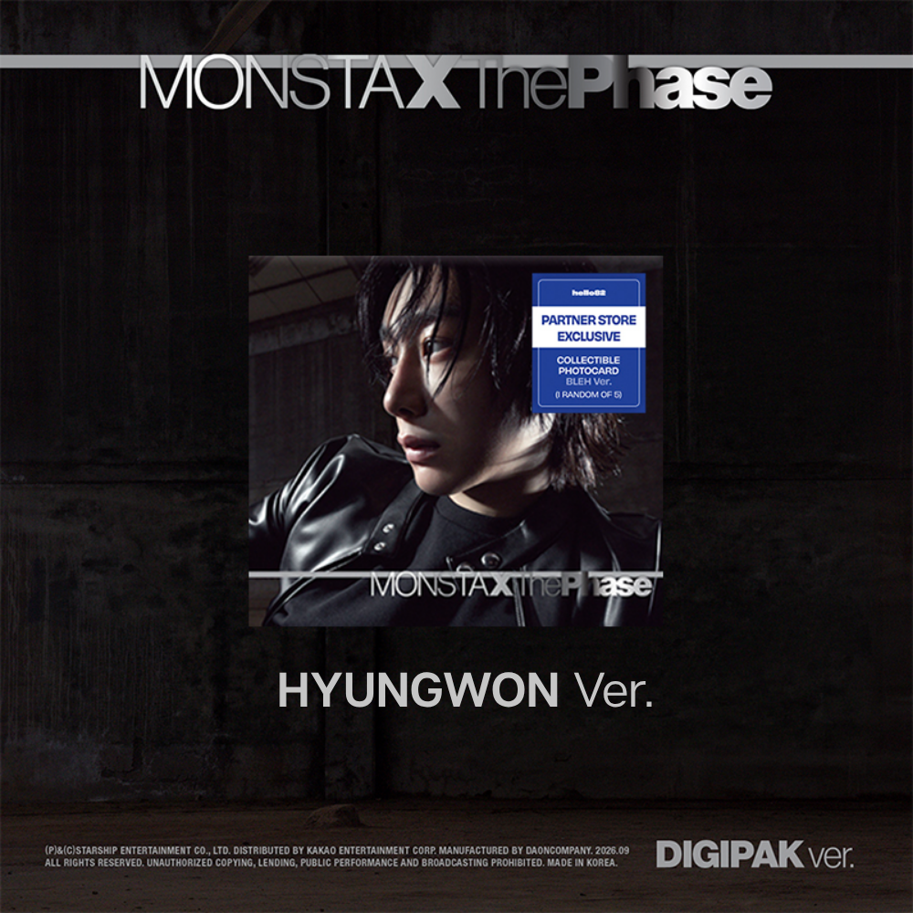 MONSTA X The Phase EP Album PARTNER STORE Digipack Exclusive Ver - HYUNGWON Ver - Main Image