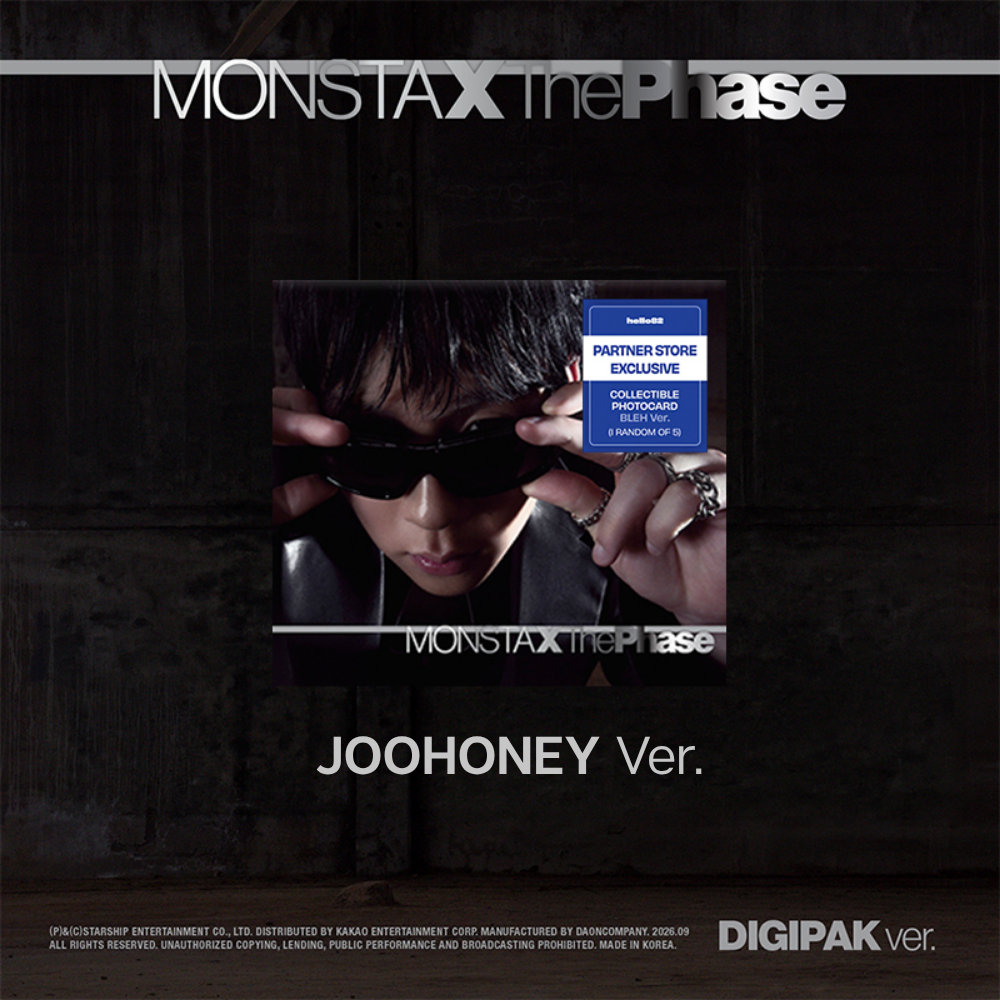 MONSTA X The Phase EP Album PARTNER STORE Digipack Exclusive Ver - JOOHONEY Ver - Main Image