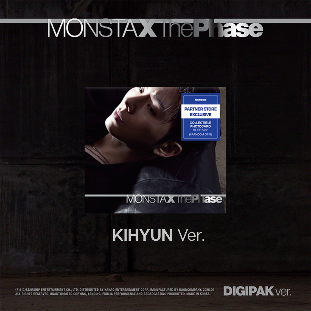 MONSTA X The Phase EP Album PARTNER STORE Digipack Exclusive Ver - KIHYUN Ver - Main Image