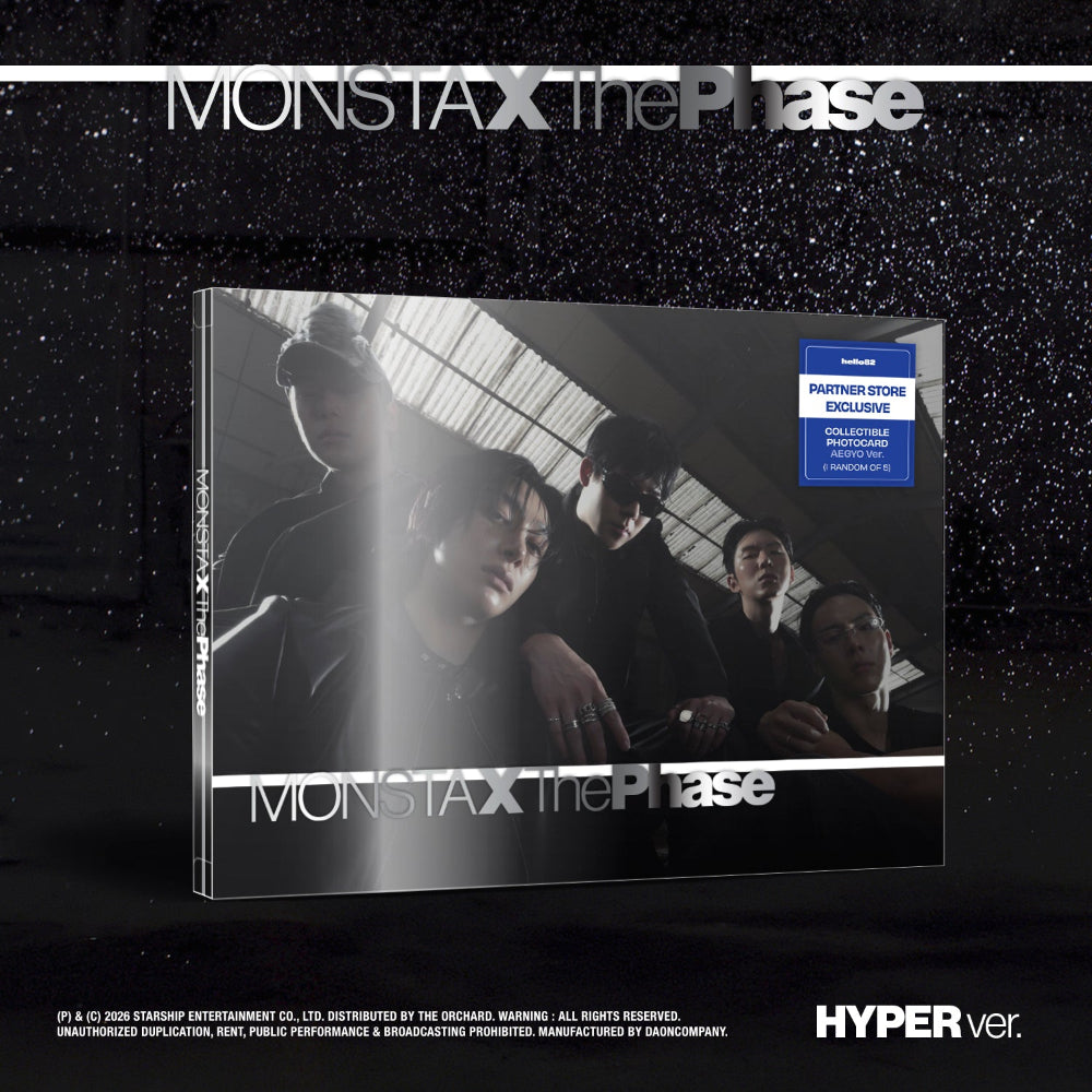 MONSTA X - The Phase EP Album - PARTNER STORE Exclusive Ver - HYPER Ver - Main Image