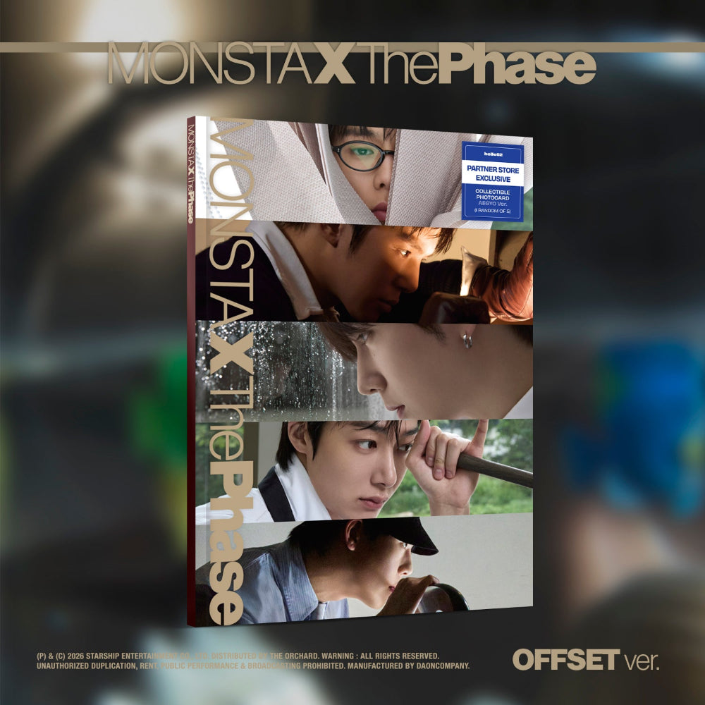 MONSTA X - The Phase EP Album - PARTNER STORE Exclusive Ver - OFFSET Ver - Main Image