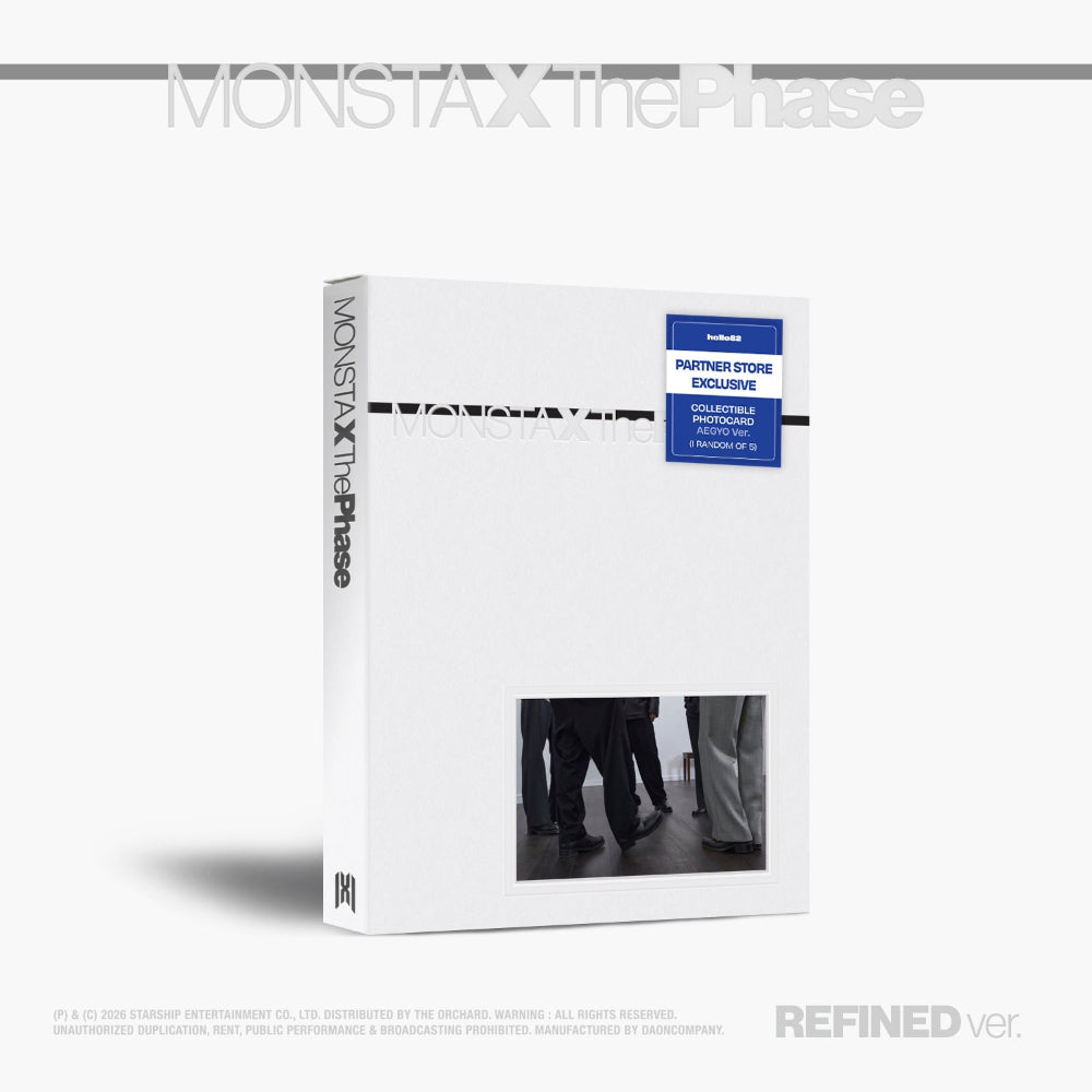 MONSTA X - The Phase EP Album - PARTNER STORE Exclusive Ver - REFINED Ver - Main Image