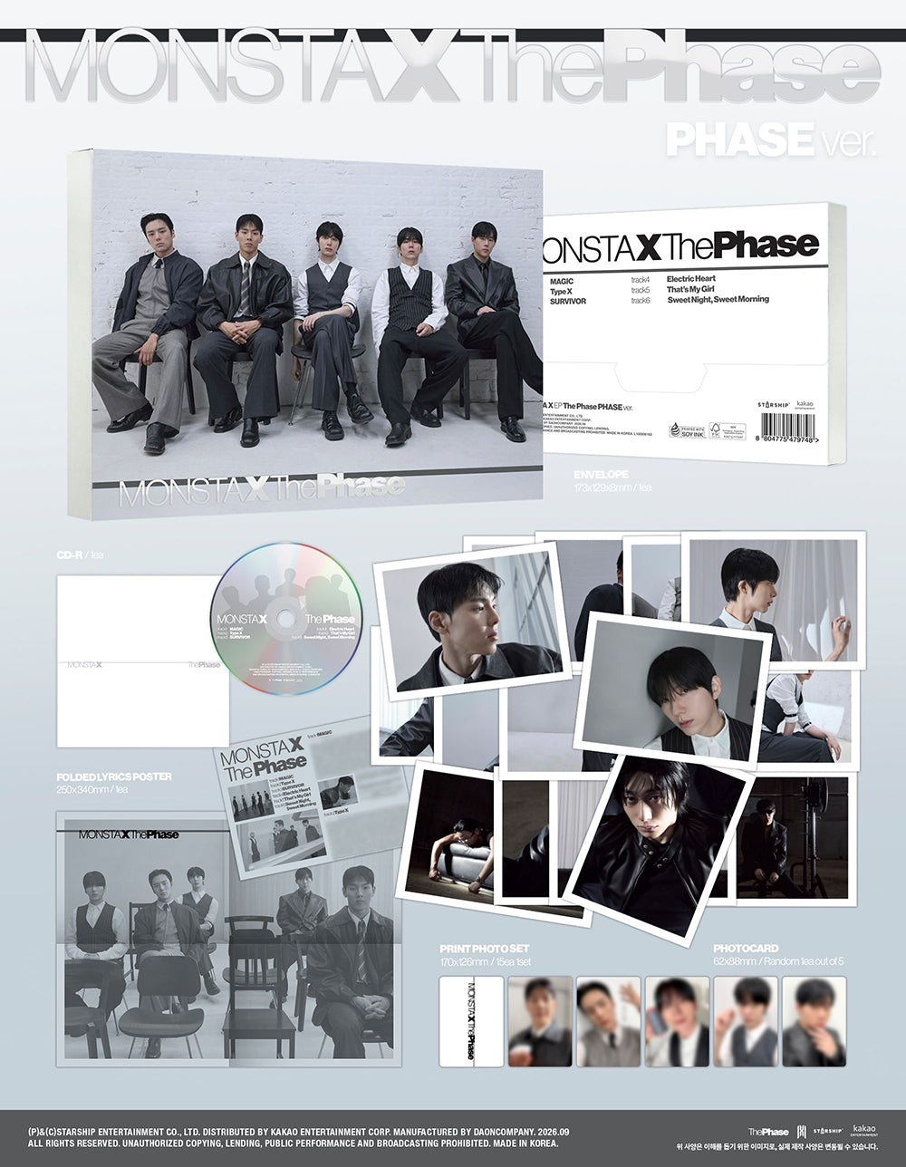 MONSTA X - The Phase [EP Album] gallery image 3