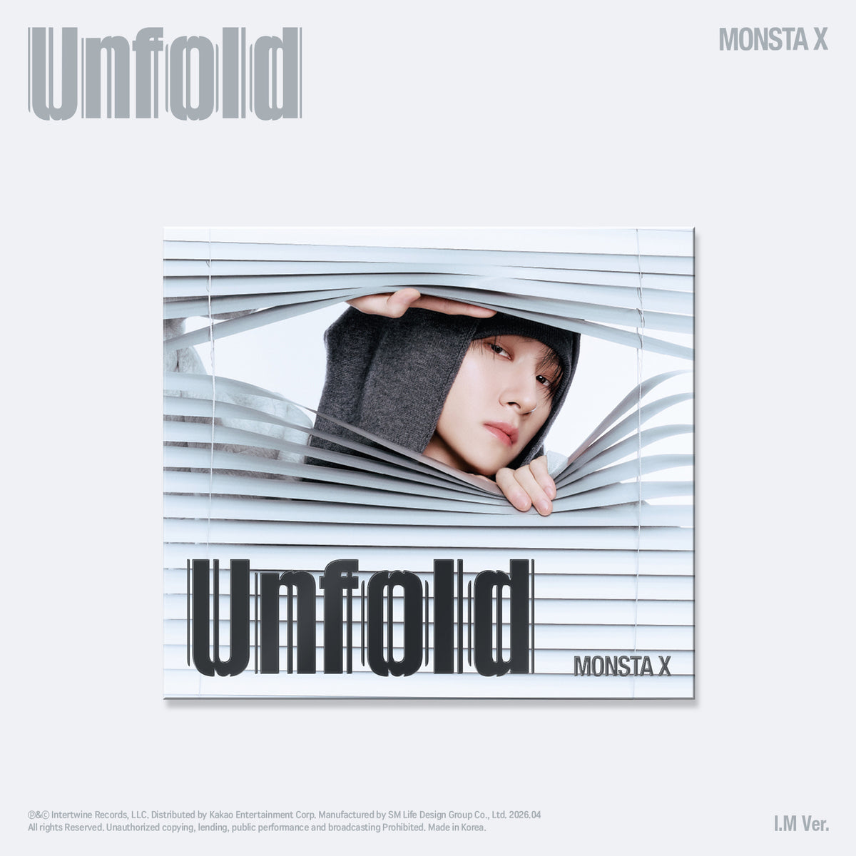 MONSTA X  Unfold 3rd English Album Digipack Ver - IM Ver - Main Image