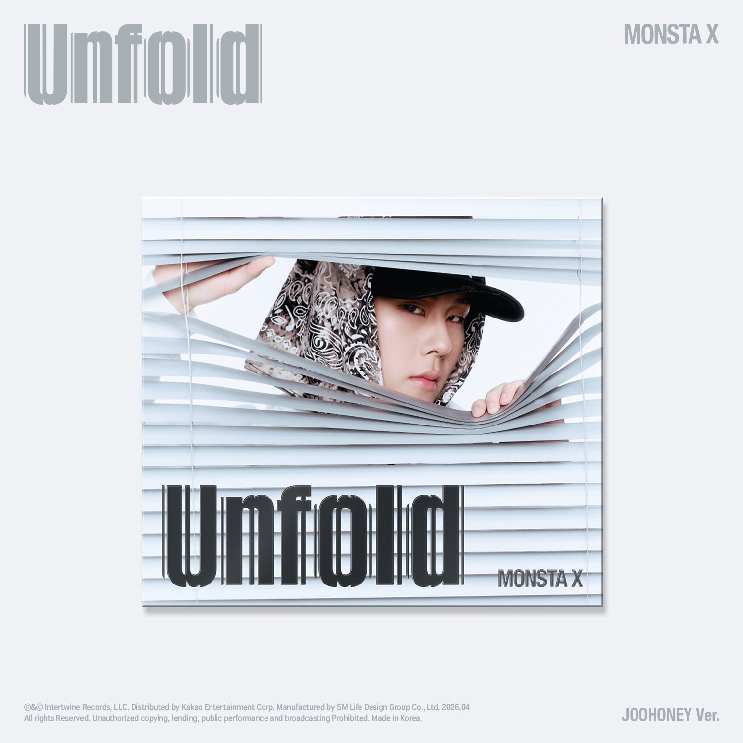 MONSTA X - Unfold [3rd English Album - Digipack Ver.] - K PLACE