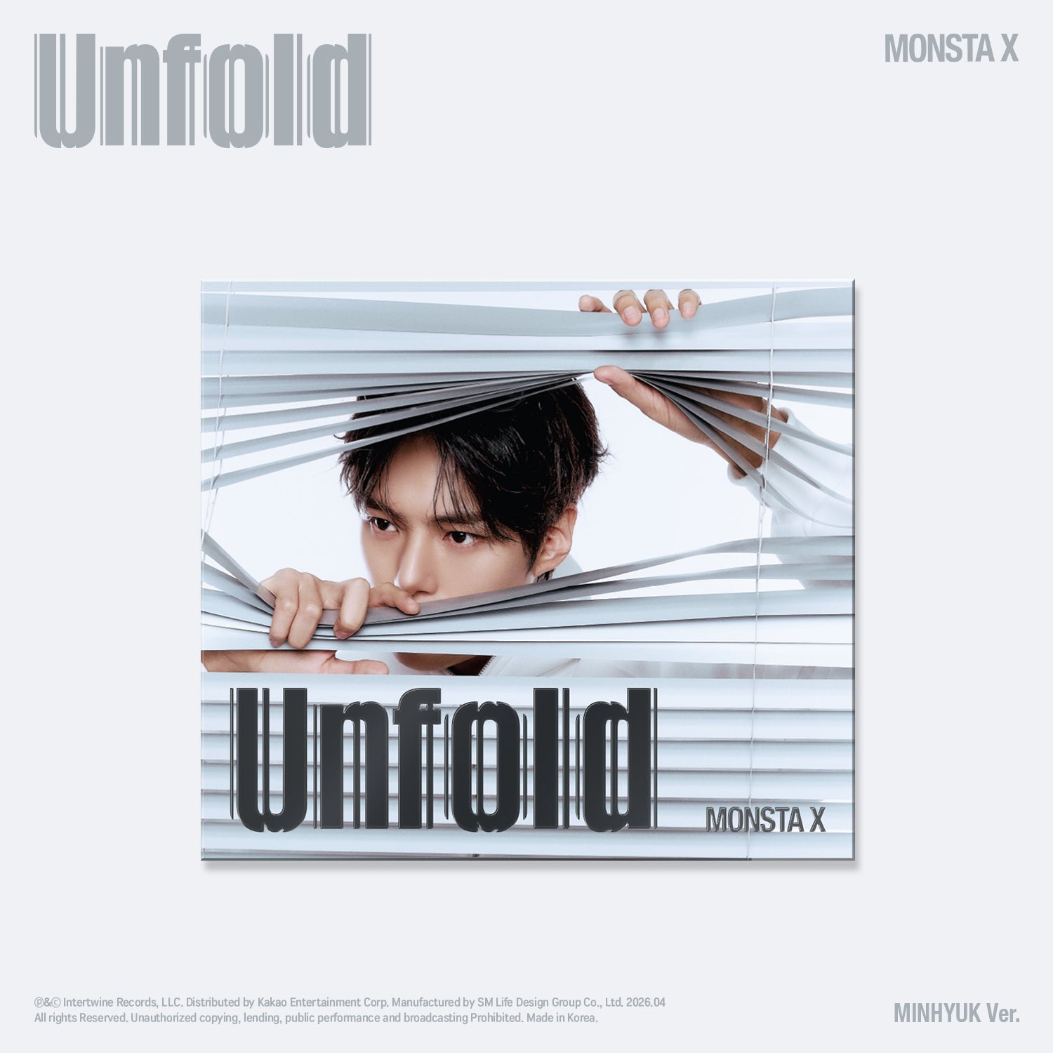 MONSTA X - Unfold [3rd English Album - Digipack Ver.] - K PLACE