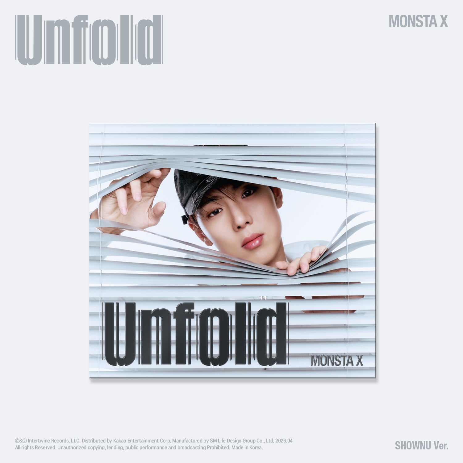 MONSTA X - Unfold [3rd English Album - Digipack Ver.] - K PLACE