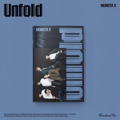 MONSTA X Unfold 3rd English Album HEARTBREAK Ver - main image