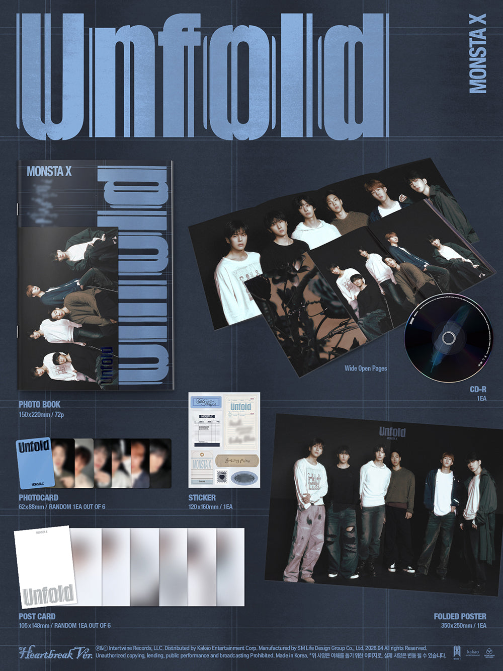 MONSTA X - Unfold [3rd English Album] gallery image 1