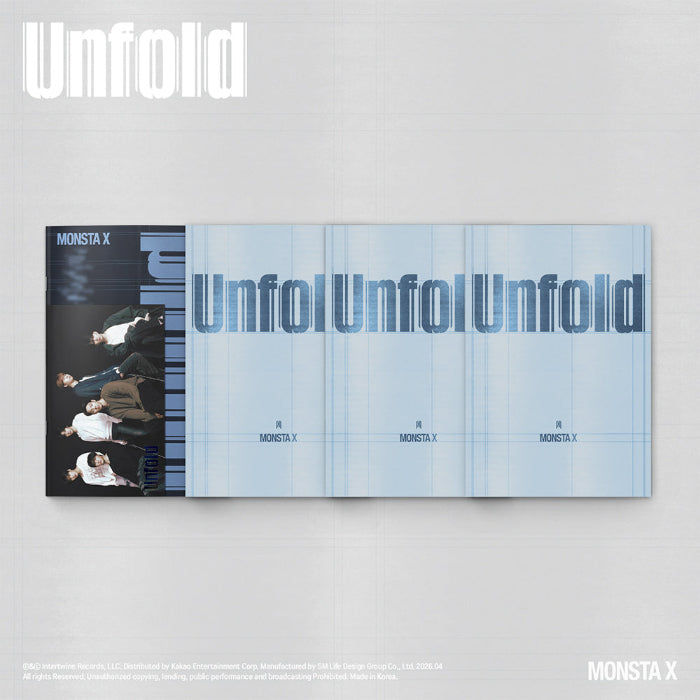 MONSTA X Unfold 3rd English Album - main image