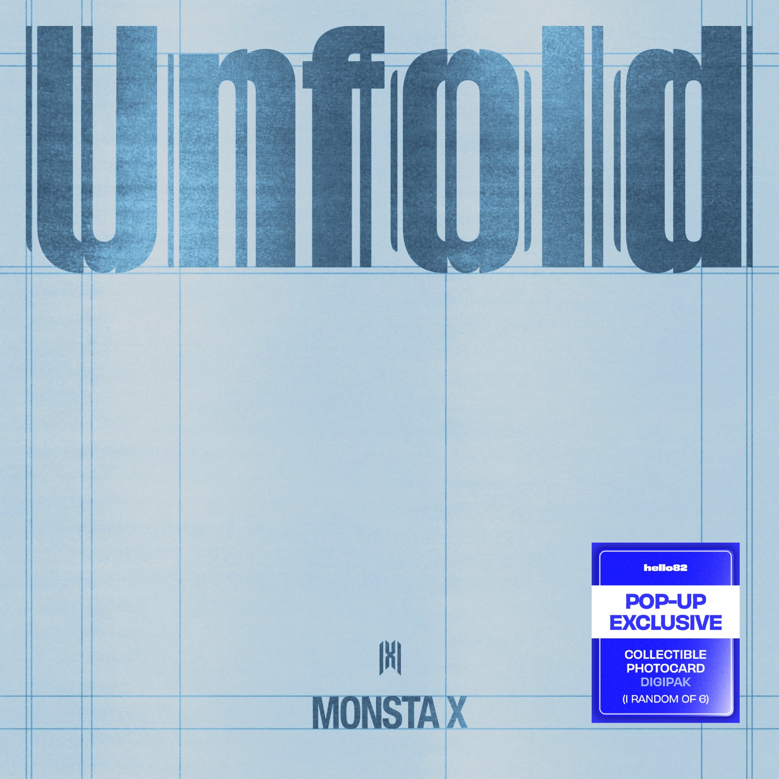 MONSTA X Unfold 3rd English Album Member Digipack POP-UP Exclusive Ver - Main Image