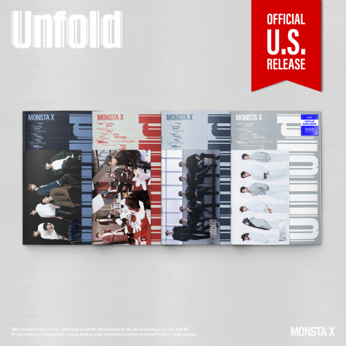 MONSTA X Unfold 3rd English Album POP-UP Exclusive Ver - Main Image