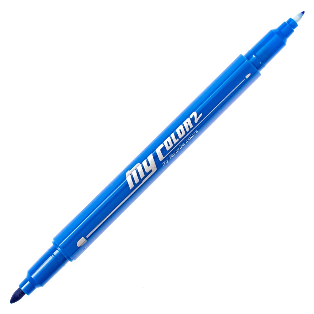 MyColor2 Double-Sided Marker - Blue product image uncapped