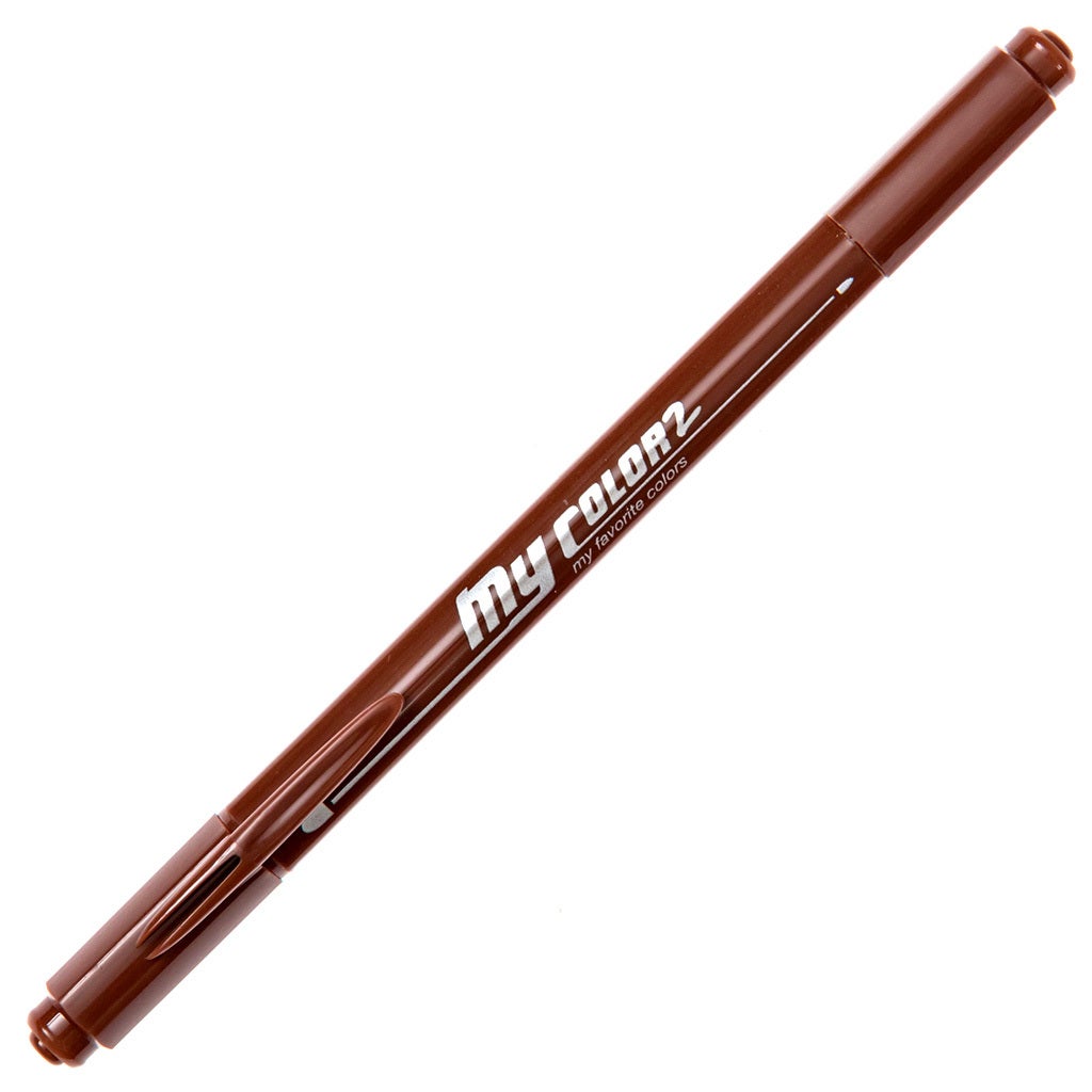 MyColor2 Double-Sided Marker - Brown product image capped