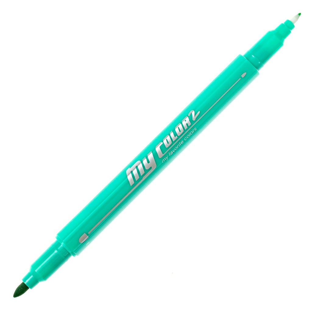 MyColor2 Double-Sided Marker - Emerald Green product image uncapped