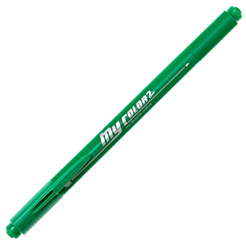 MyColor2 Double-Sided Marker - Green product image capped