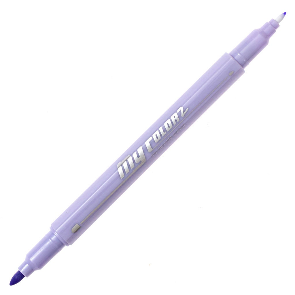 MyColor2 Double-Sided Marker - Light Violet product image uncapped