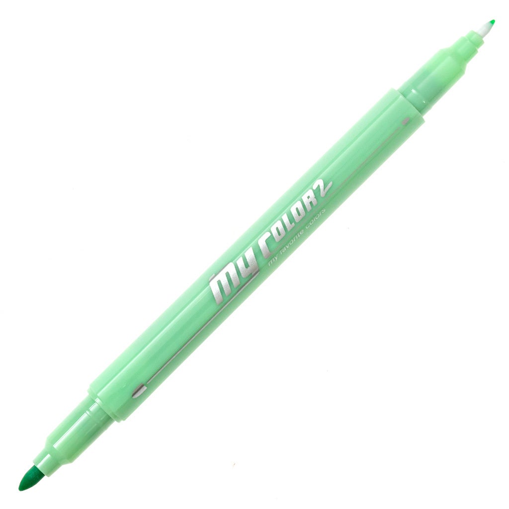 MyColor2 Double-Sided Marker - Pale Green product image uncapped