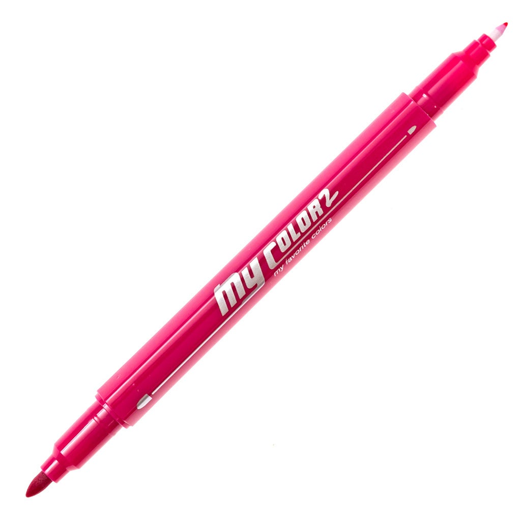 MyColor2 Double-Sided Marker - Pink product image uncapped