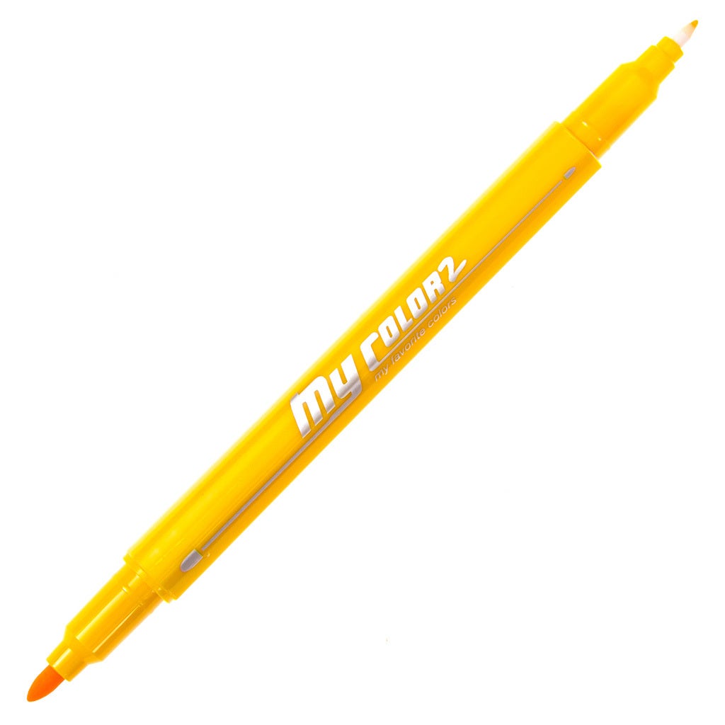 MyColor2 Double-Sided Marker - Yellow product image uncapped