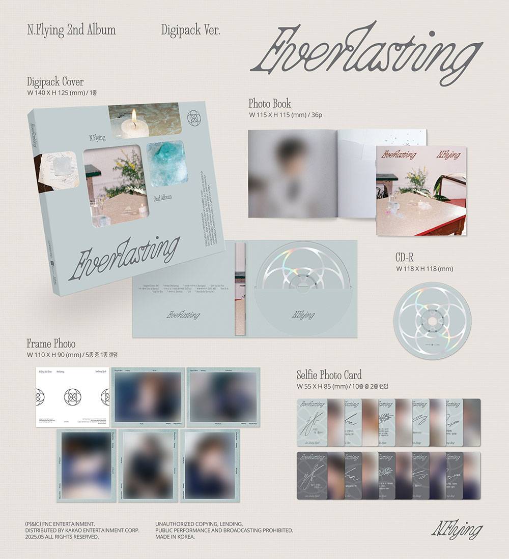 [PRE-ORDER] N.Flying - Everlasting [2nd Album - Digipack Ver.]