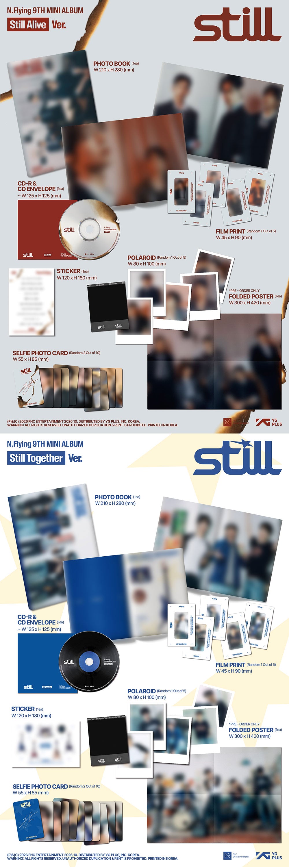 [PRE-ORDER] N.Flying - Still [9th Mini Album - Photobook Ver.] gallery image 1