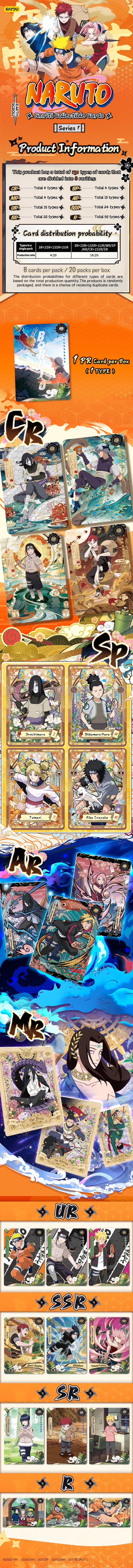 Naruto - Collectible Trading Cards [Earth Scroll Series 1 Edition] gallery image 1