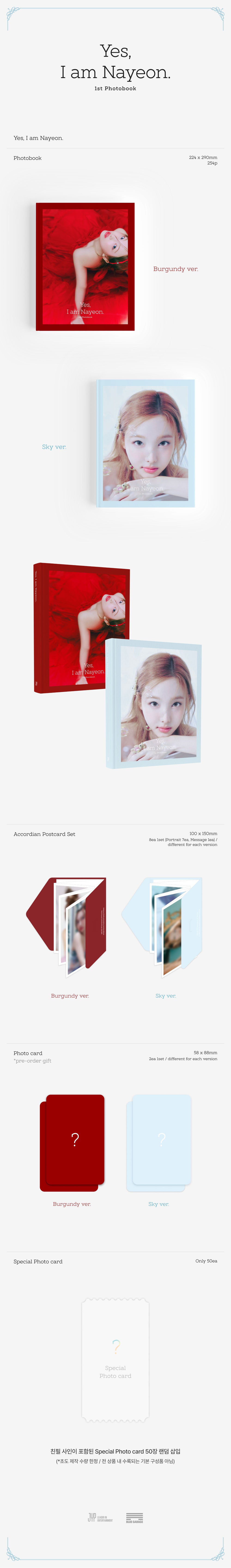 [PRE-ORDER] NAYEON - Yes, I am Nayeon. [1st Photobook]