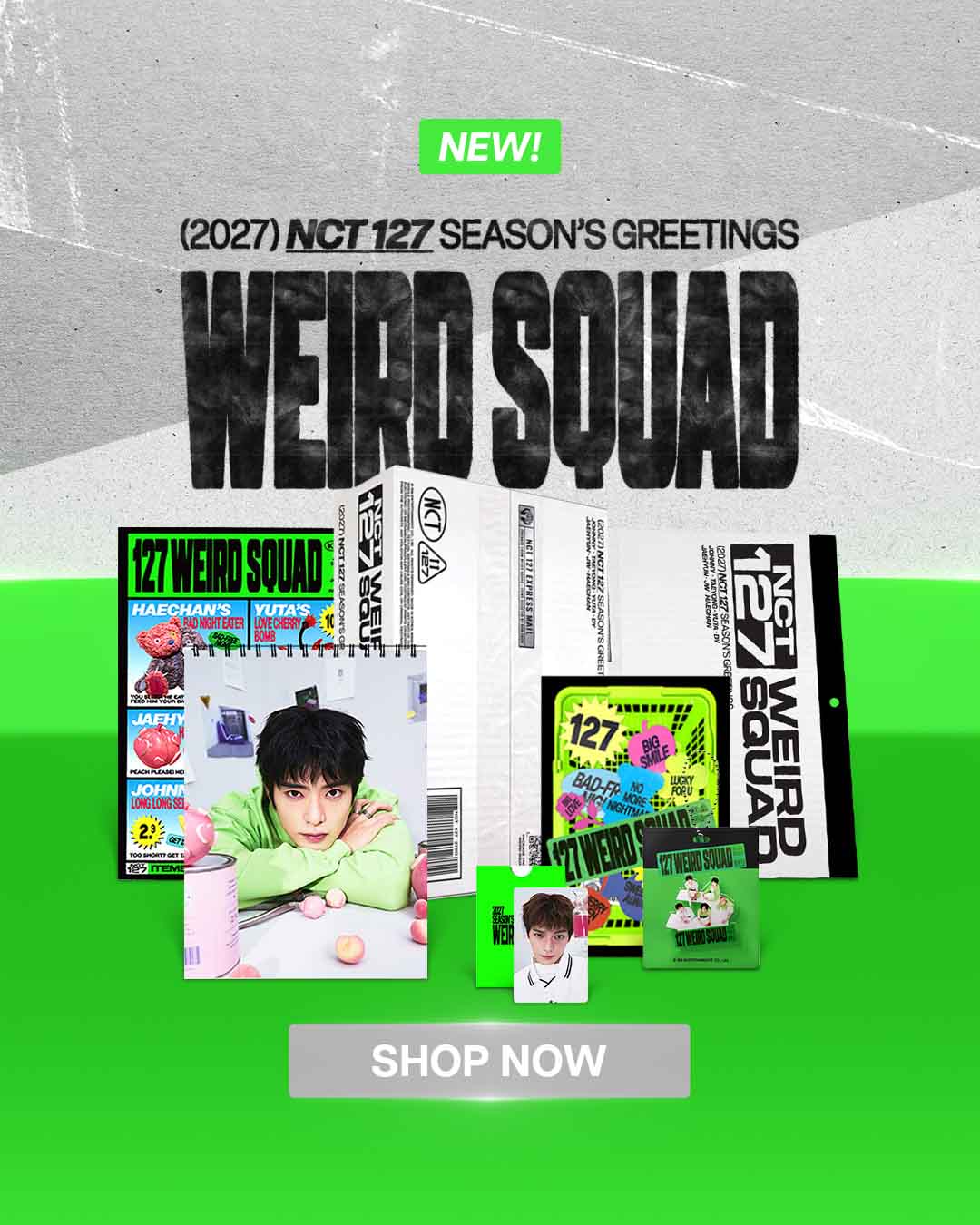 NCT 127 2027 Seasons Greetings - Mobile Banner