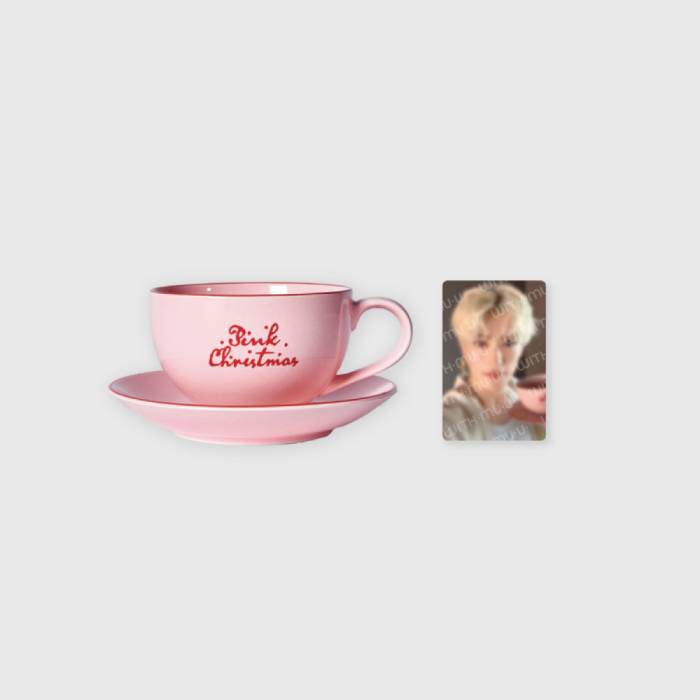 NCT 127 Cup and Saucer Set 2024 Pink Christmas - main image