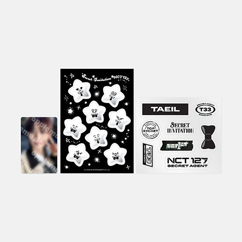  NCT 127 Deco Sticker Set 2024 8th Anniversary Fanmeeting 8ECRET INVITATION Official MD - main image