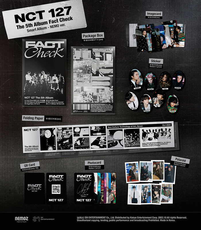 NCT 127 - Fact Check [5th Album - QR Ver.]