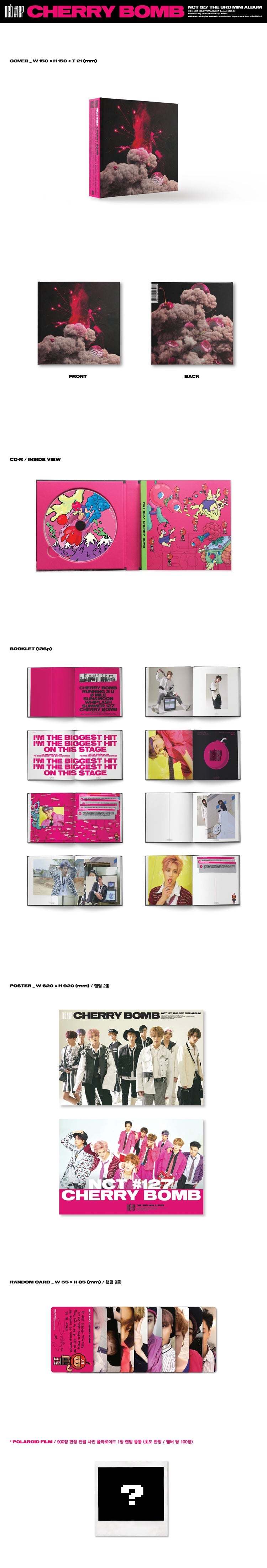 NCT 127 - NCT #127 CHERRY BOMB [3rd Mini Album]