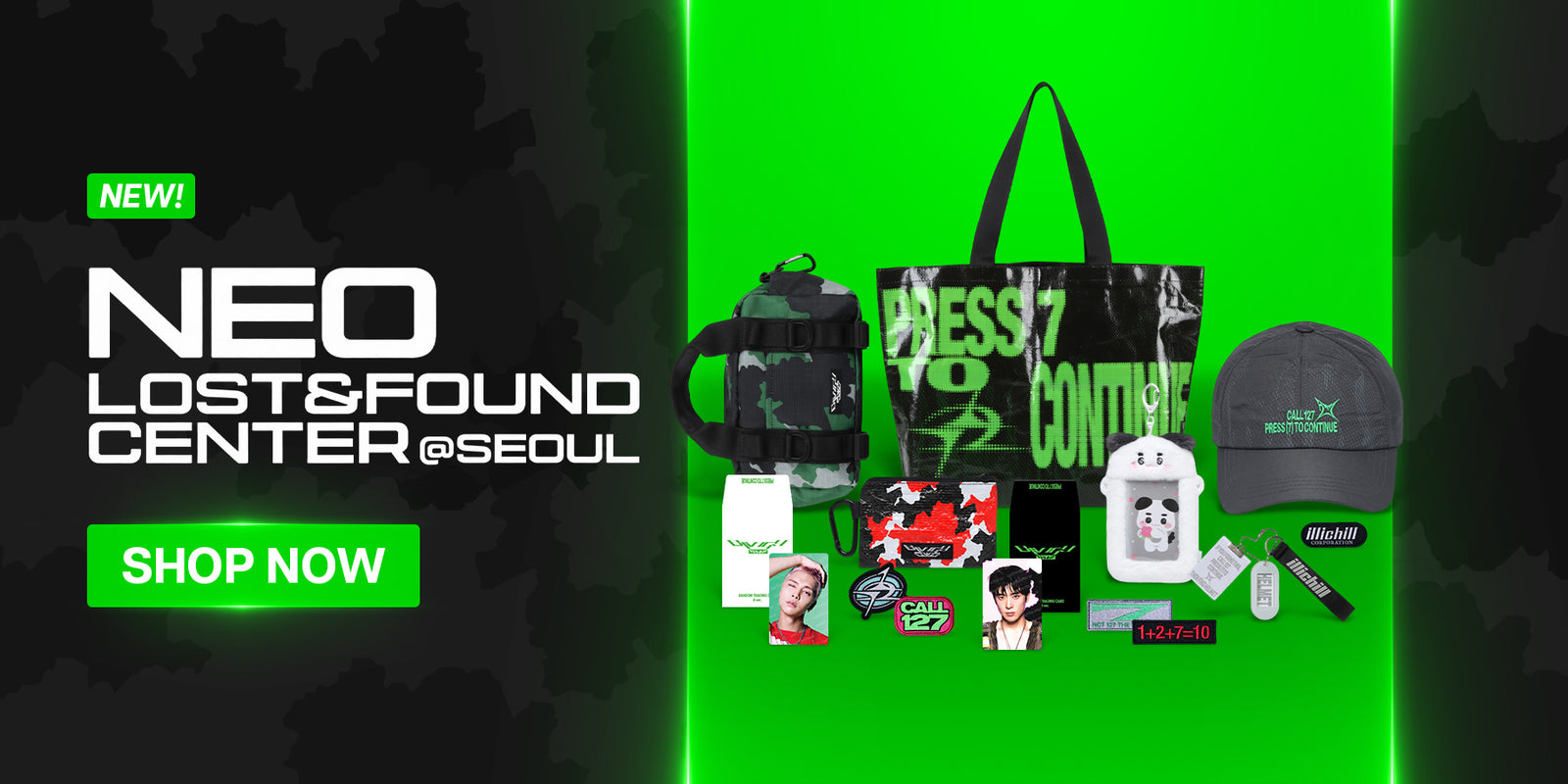 NCT 127 NEO LOST and FOUND CENTER MD - Banner